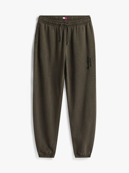 Брюки Tommy Jeans Garment-Dyed Washed Black