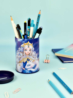 Копилка-подставка для канцелярских принадлежностей Феникс+, 10,4х7,5х7,5 см, металл. Коллекция "ПРИНЦЕССЫ":