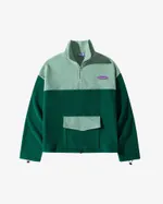 Купить Толстовка Ymkashix Анорак Split Half фисташковая/зеленая Толстовка Ymkashix Анорак Split Half фисташковая/зеленая