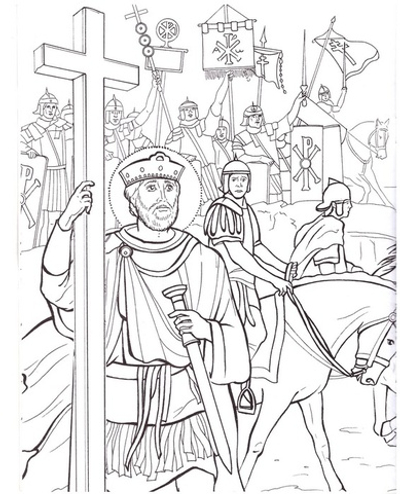 Воздвижение Креста. Познавательная книга-раскраска