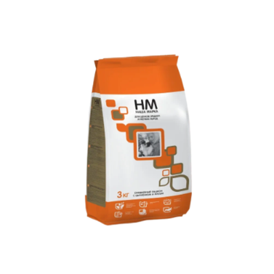 Сухой корм для взрослых собак мелких пород Наша Марка 3кг с цыпленком и рисом