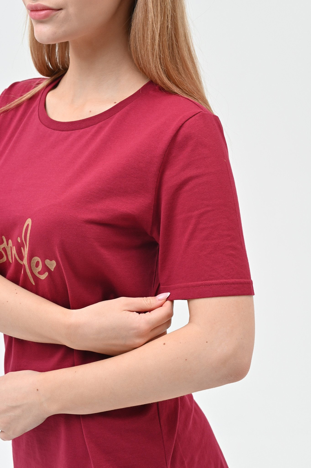 Брючная пижама Smile цвет бордовый