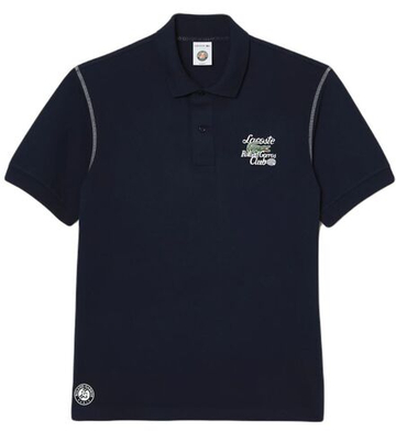 Мужское теннисное поло Lacoste Sport Roland Garros Edition Pique Polo Shirt - небесный