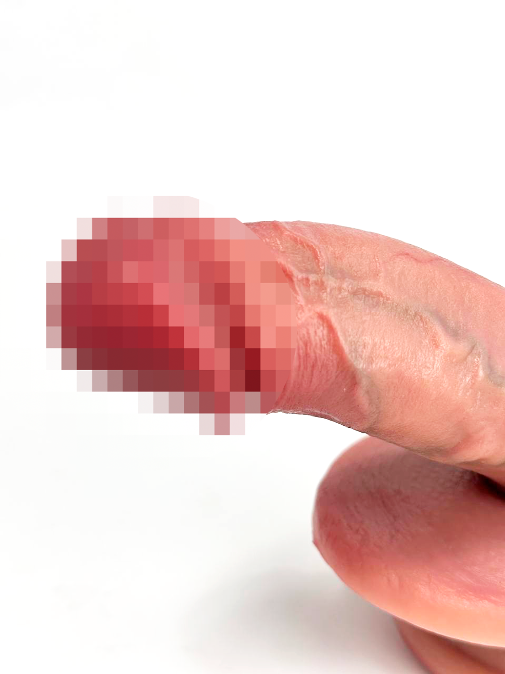 Фаллоимитатор на присоске с мошонкой №57 SGAN 3.8X15, телесный (10 рабочая длина)