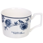Чайная пара «Шарм» (кружка 270мл, блюдце,ложка) синяя