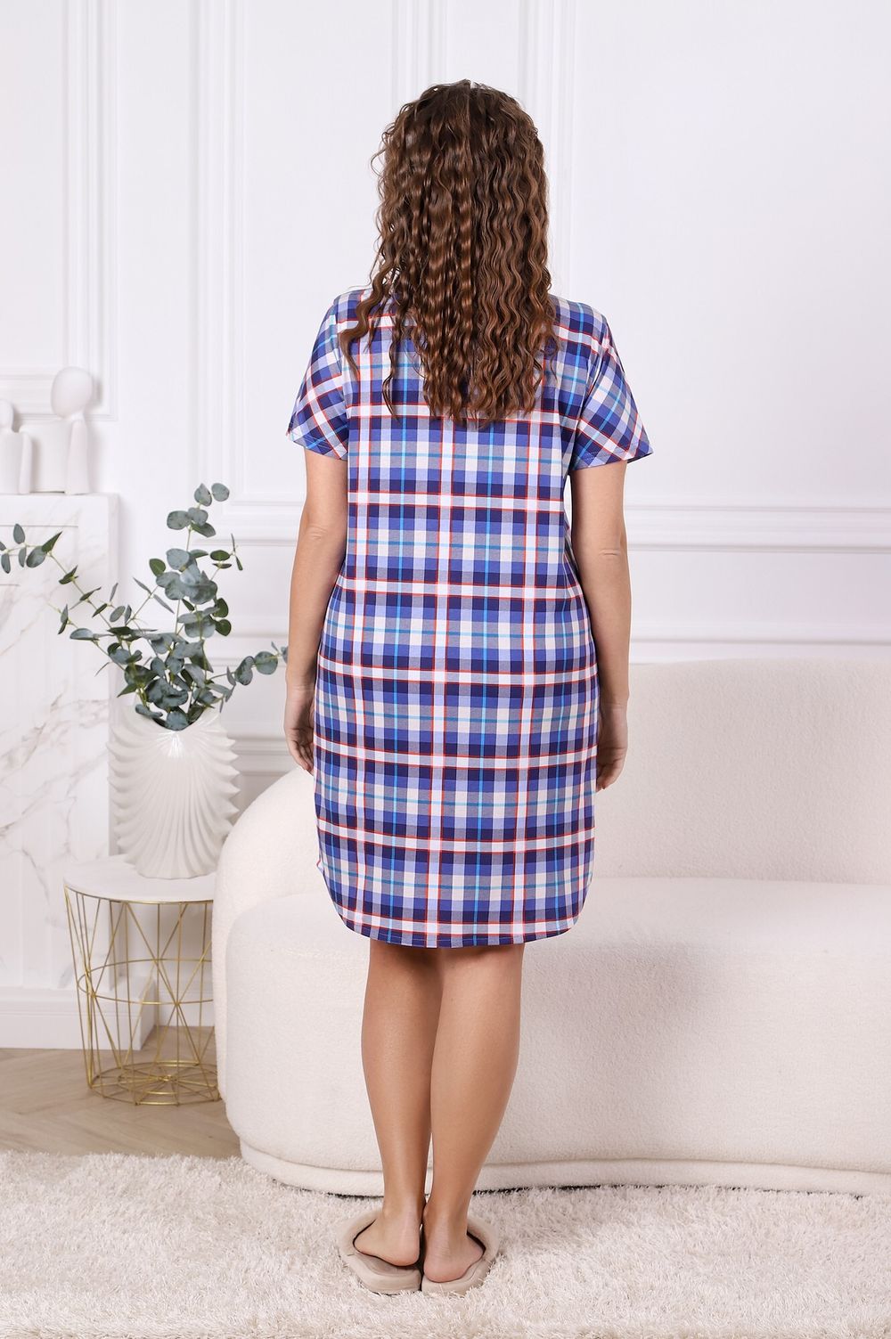 Халат Тиара-1 Виотекс СИНИЙ