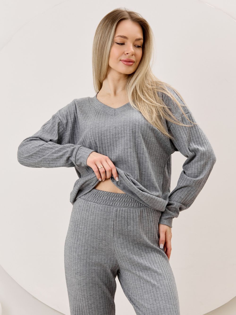 Джемпер Эвила-3 Виотекс СЕРЫЙ