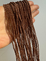 Нить бусин из гематита 2,3мм, огранка