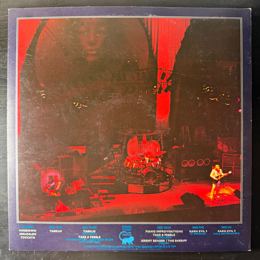 Emerson, Lake & Palmer ‎– Welcome Back My Friends To The Show That Never Ends - Ladies And Gentlemen 3LP (Англия 1974г.)Т