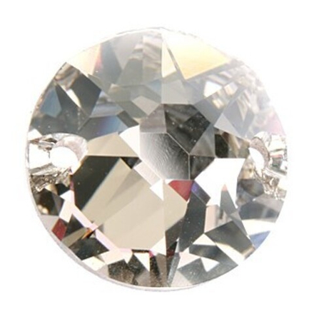 Стразы "Сваровски" 12 мм, кристалл  серо-лиловый (smoky mauve 265), 1 шт