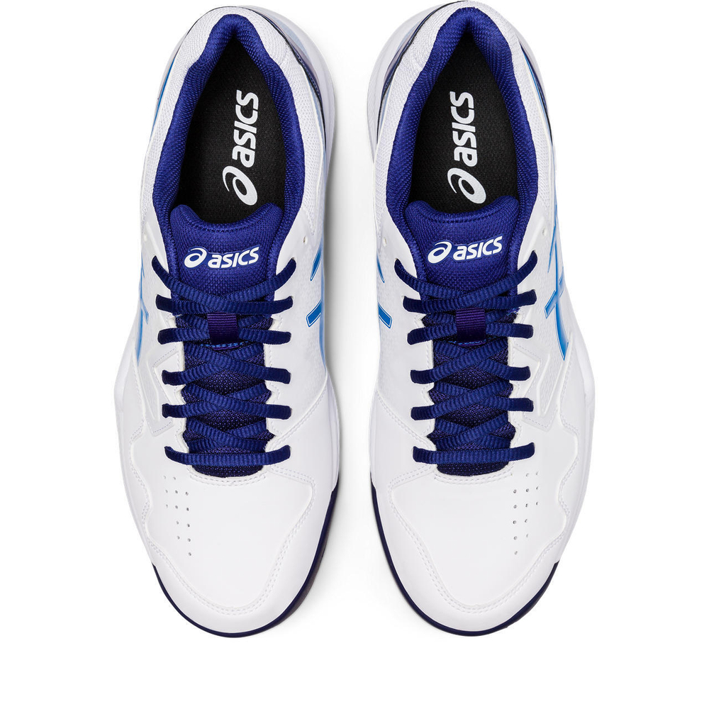 Мужские кроссовки теннисные Asics Gel-Dedicate 7 Clay - white/electric blue