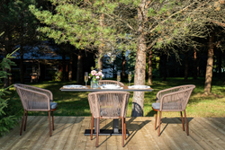 "Каффе Дабл" обеденная группа на 4 персоны, цвет "дуб"