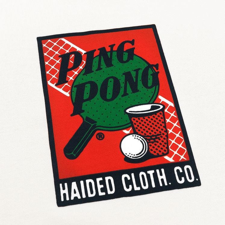 Футболка HAIDED PONG HW, экрю