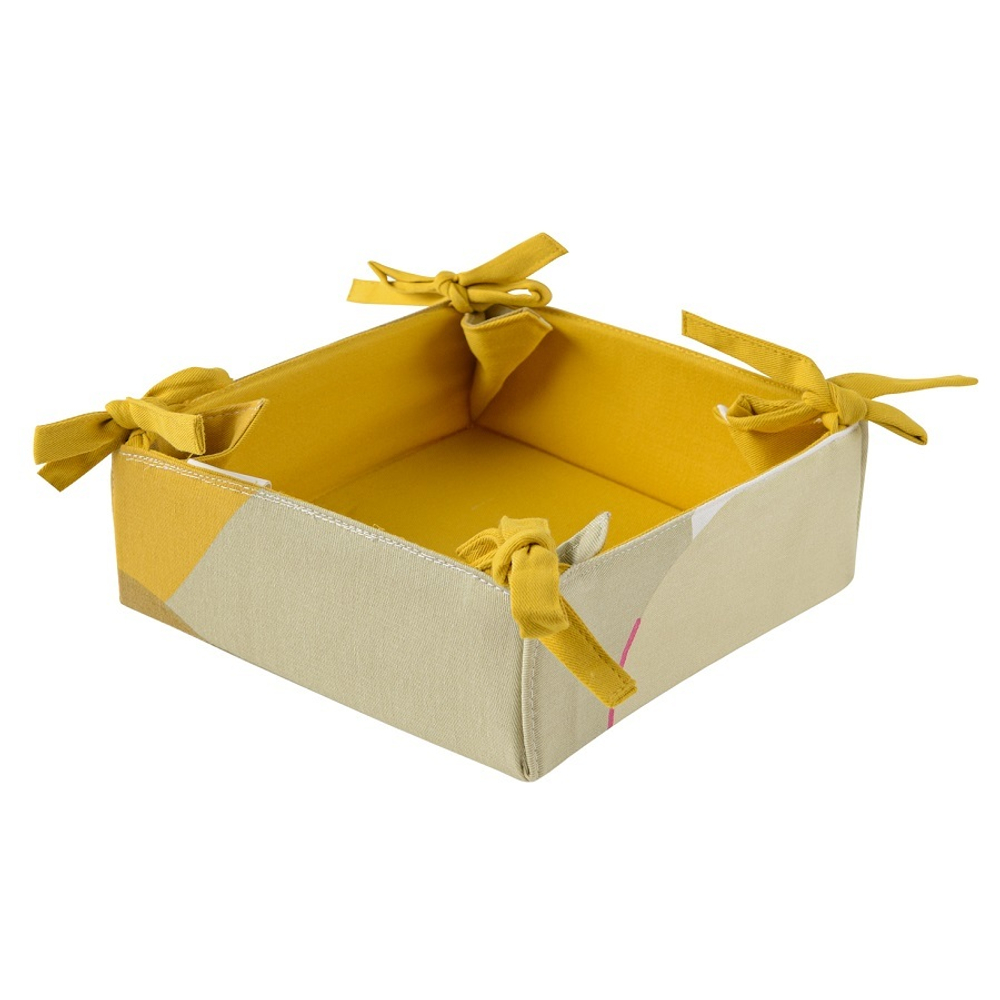 Корзинка для хлеба 30х30 Tkano Freak Fruit горчичная