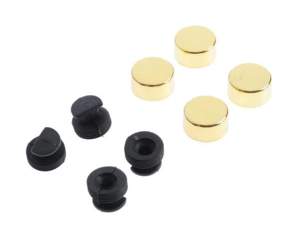 ЗЕРКАЛОДЕРЖАТЕЛЬ ELEMENT МЕТ+ПЛАСТИК №2 ЗОЛОТО D17ММ 4ШТ