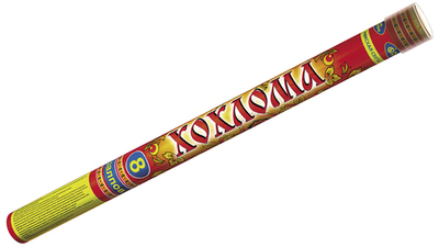 Р5541 Римская свеча "Хохлома" (0,8" х 8 залпов) (1 упаковка / 2 штуки)