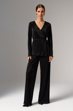 23117 Блузка женская (черный)