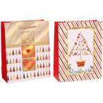 Пакет подарочный «Зимняя нежность» 18*23*8 см, микс