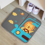 Набор для детского сада: кармашек, коврик, мешок. Львенок в машинке