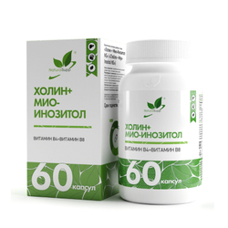 БАД ХОЛИН + МИО-ИНОЗИТОЛ 60 КАПС (Naturalsupp)