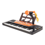 Синтезатор на бат. с микрофоном, коробка 808-18