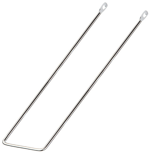 Подпорка для велокорзины 24", длина 350мм, стальная, хромированная