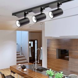 Трековый светильник трехфазный ЭРА SТR-30-36-30K-B40 светодиодный 40Вт 3000K черный | Трехфазные трековые светильники