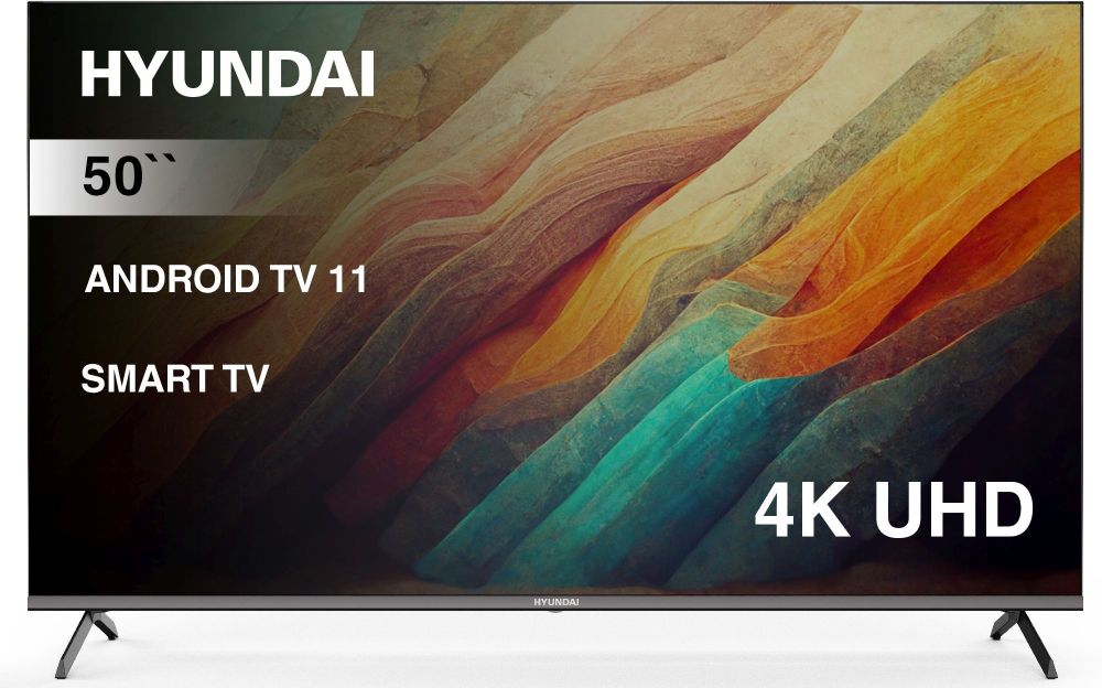 ЖК телевизор Hyundai H-LED50BU7006(UHD Smart,metal frameless)