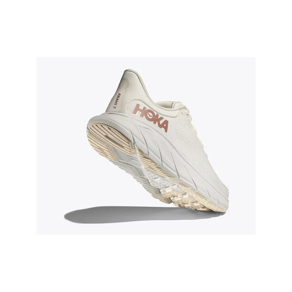 Кроссовки женские HOKA W ARAHI 7 WIDE BLANC DE BLANC / ROSE GOLD