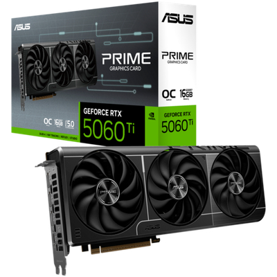 ASUS Video card NVIDIA GeForce RTX 5060 Ti 16GB GDDR7 128-bit Digital Max Resolution 7680 x 4320 Yes x 1 (Native HDMI 2.1b) Yes x 3 (Native DisplayPort 2.1b) HDCP Support Yes (2.3) 550W P/N 90YV0MH2-M0NA00