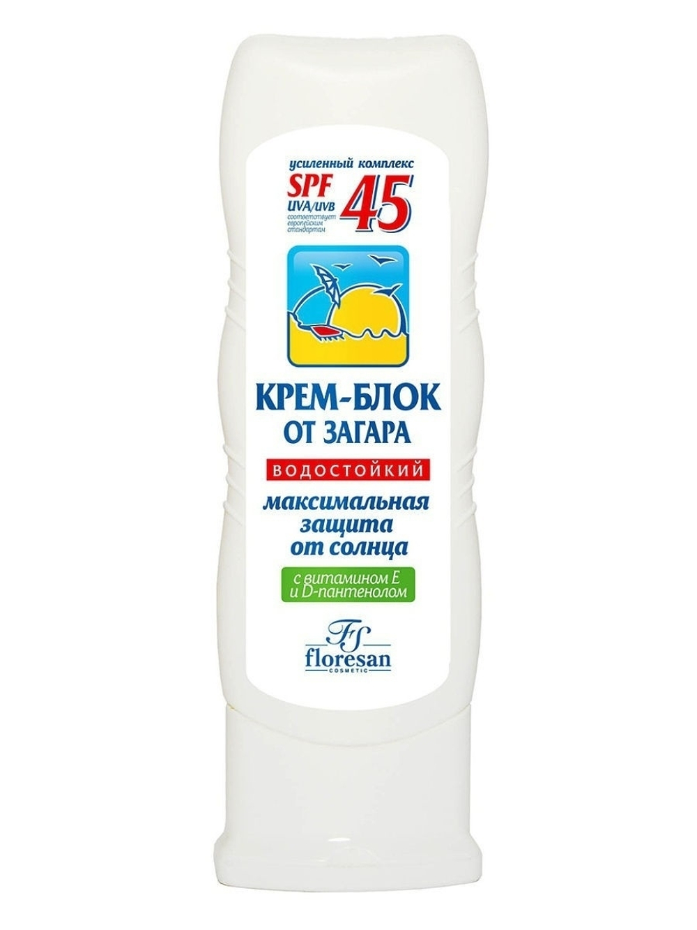 Floresan Крем-блок от загара SPF 45 водостойкий 125 мл