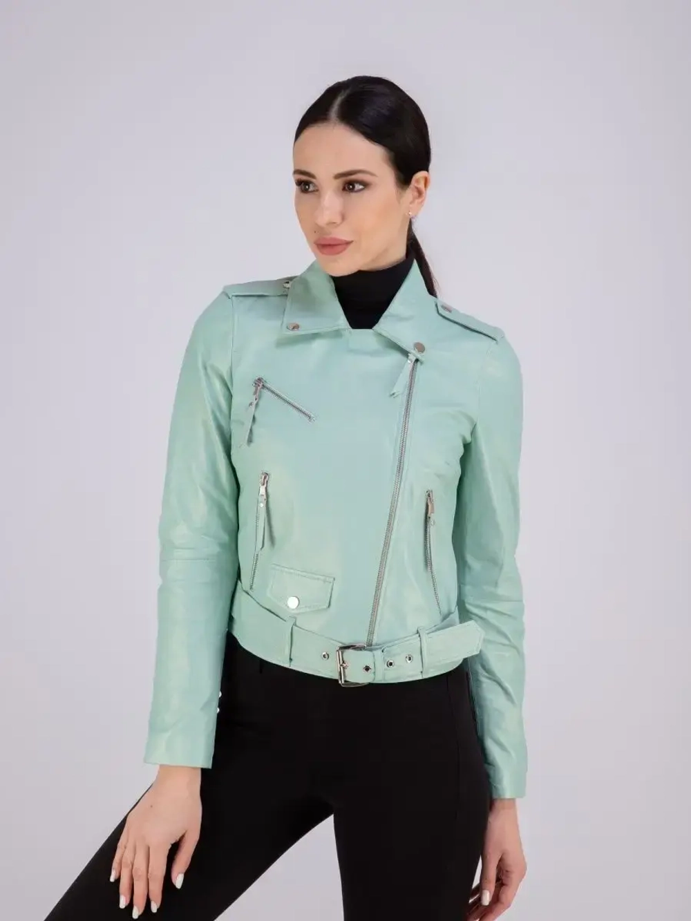 Косуха кожаная из натуральной кожи Турция