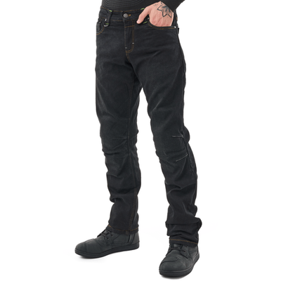 Мото Джинсы DF URBAN Black с защитой
