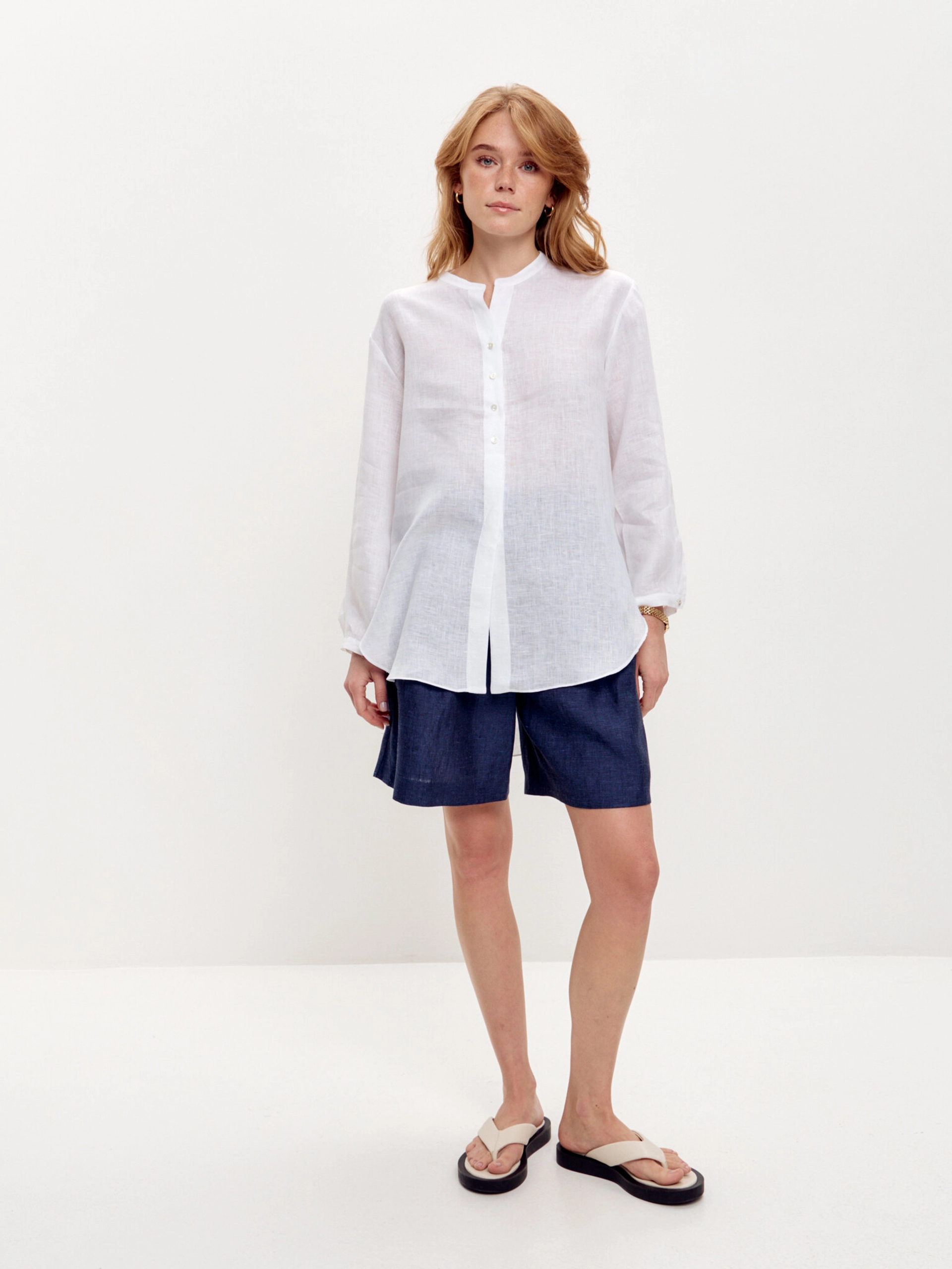 Льняная рубашка