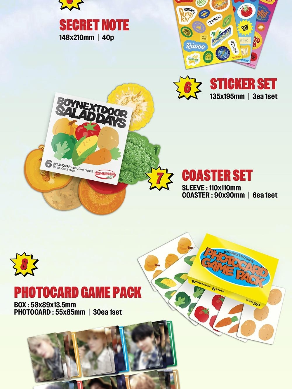 товары BOYNEXTDOOR - SALAD DAYS 2026 Season's Greetings