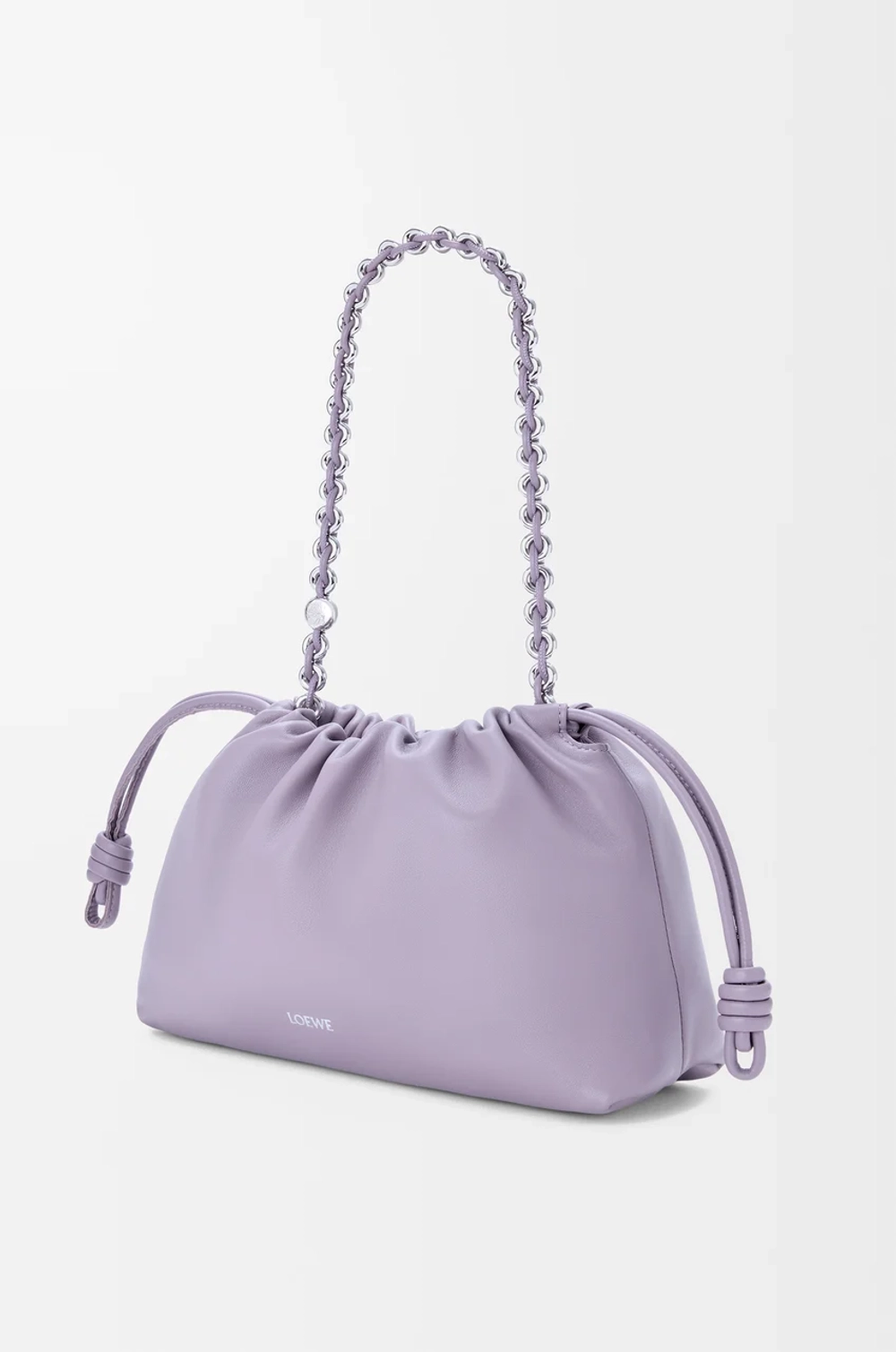 Loewe Сумка Flamenco среднего размера из мягкой кожи ягненка наппа, сиреневый