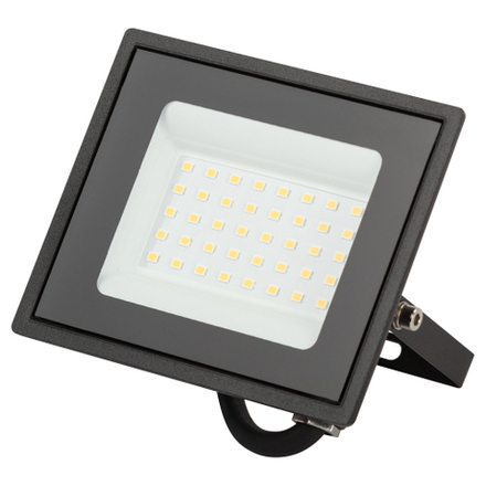 Прожектор светодиодный уличный ЭРА LPR-023-0-30K-030 30Вт 2400лм 3000K КСС Д 120° 2 года IP65 черный