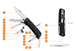 Нож Ruike L41-B, 22 функции, черный