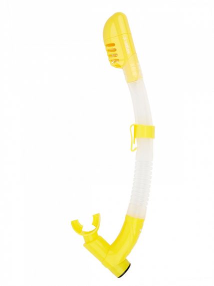 Набор детский маска+трубка в сумке Sargan Панорама-А kids прозрачный/желтый