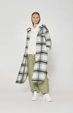 Пальто-Рубашка Alexandra Talalay AC008 зеленое