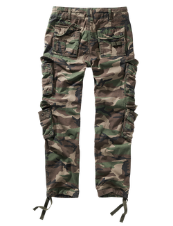 Brandit PURE SLIM FIT PANTS woodland