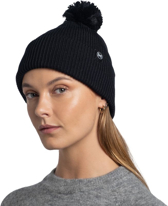 Шапка вязанная Buff Knitted Renvi Black Фото 2
