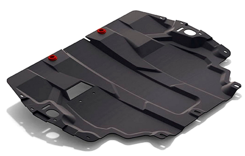 Защита картера и КПП АвтоБроня для Volkswagen Caddy IV (V - 1.6) (без Webasto) 2015-2020, штампованная, сталь 1.5 мм, с крепежом, 111.05855.1