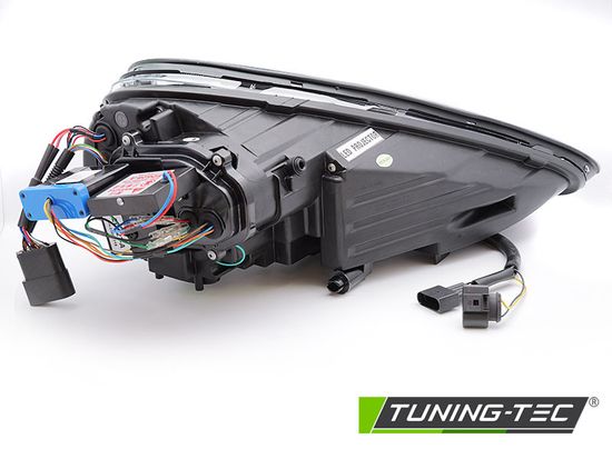 Фары передние DRL BLACK для PORSCHE CAYENNE 10-15