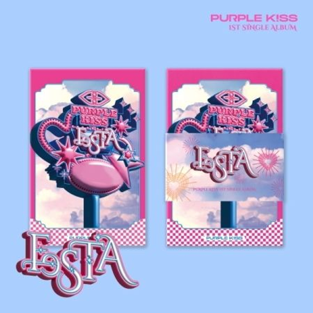 Альбом PURPLE KISS - FESTA 1st Single Album POCAALBUM Version