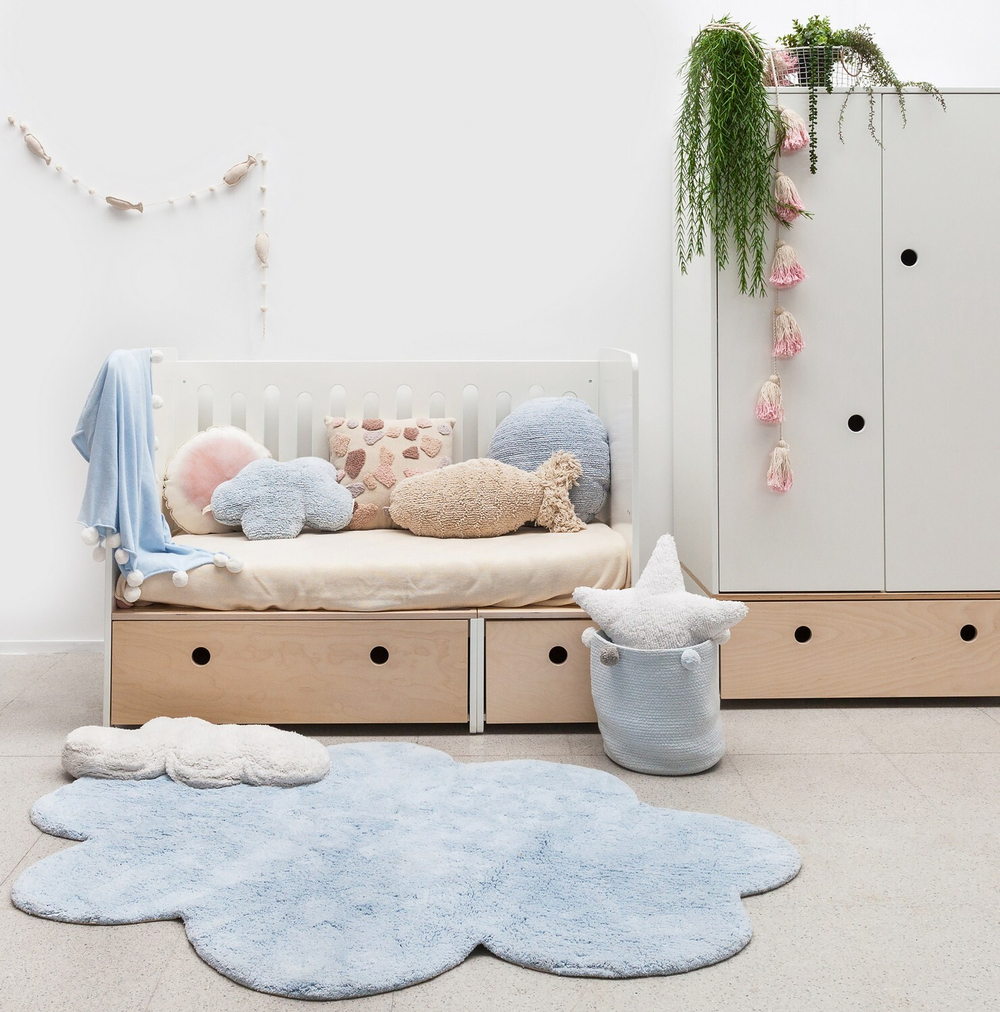 Корзина Lorena Canals Bubbly Blue (30 x Ø30 см)