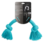 Playology жевательный канат DRI-TECH ROPE для собак средних и крупных пород с ароматом арахиса, большой, цвет голубой