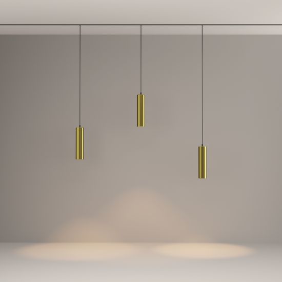 Трековый подвесной светильник Technical TR041-4-12W3K-M-DS-BBS