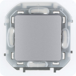 Переключатель 1-клавишный IP44 10А 250В алюминий Inspiria Legrand