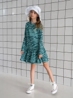 Платье для девочки с длинным рукавом